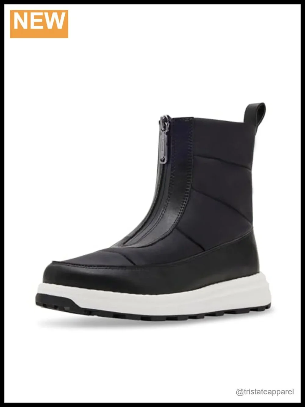 Blondo Waterproof Nylon Ankle Snow Boots Zip Closure Platform Heel